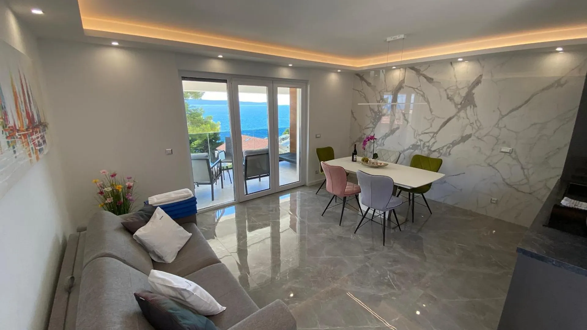 Apartment Luxury Beachfront Villa Carlisa Ciovo Croatia